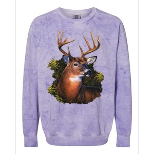 Wildlife Deer Colorblast Crewneck Sweatshirt