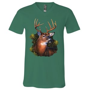 Wildlife Deer V-Neck T-Shirt