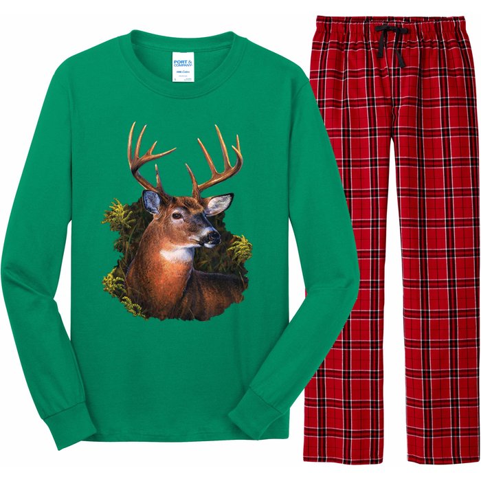 Wildlife Deer Long Sleeve Pajama Set