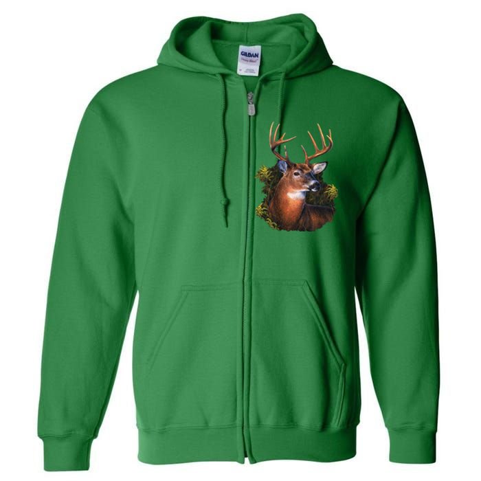 Wildlife Deer Full Zip Hoodie