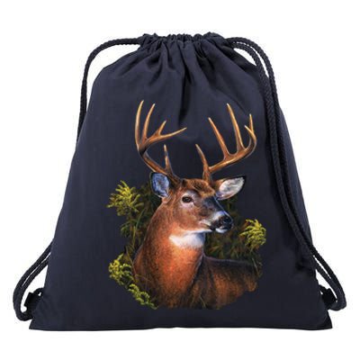 Wildlife Deer Drawstring Bag