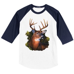 Wildlife Deer Baseball Sleeve Shirt