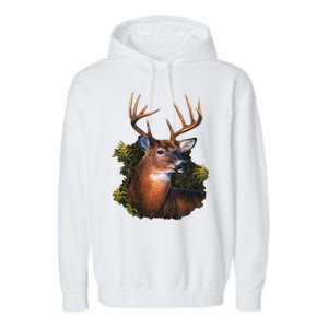 Wildlife Deer Garment-Dyed Fleece Hoodie