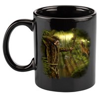 Wildlife Deer Bow Hunter 11oz C Handle Ceramic Mug