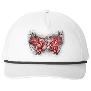 Wildlife Deer Fighting Bucks Snapback Five-Panel Rope Hat