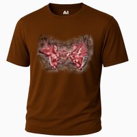 Wildlife Deer Fighting Bucks Cooling Performance Crew T-Shirt