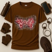 Wildlife Deer Fighting Bucks Cooling Performance Crew T-Shirt