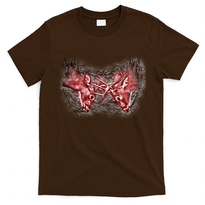 Wildlife Deer Fighting Bucks T-Shirt
