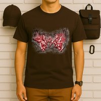 Wildlife Deer Fighting Bucks T-Shirt