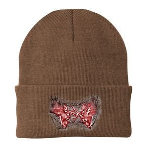 Wildlife Deer Fighting Bucks Knit Cap Winter Beanie