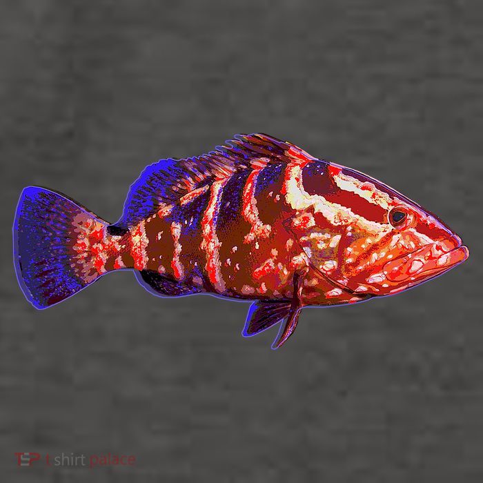 Wildlife Funky Grouper Vector Backpack