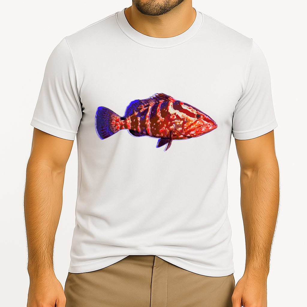 Wildlife Funky Grouper Cooling Performance Crew T-Shirt
