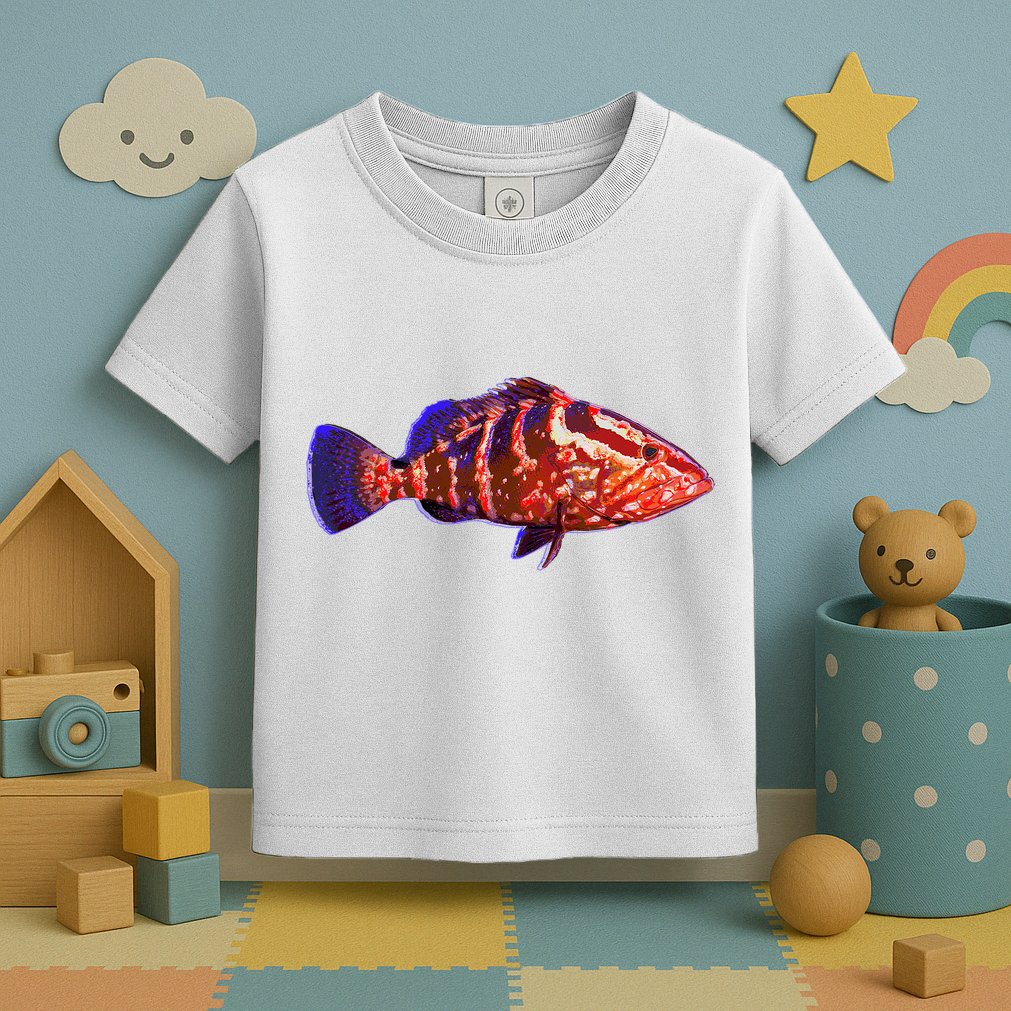 Wildlife Funky Grouper Toddler T-Shirt