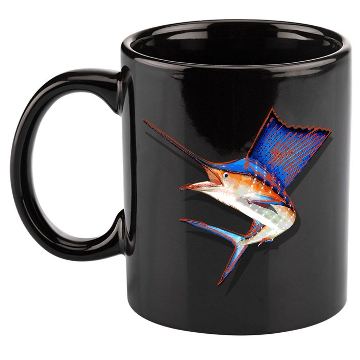 Wildlife Funky Sailfish 11oz C Handle Ceramic Mug