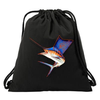 Wildlife Funky Sailfish Drawstring Bag