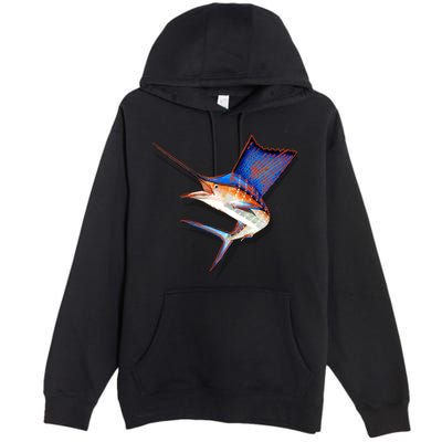 Wildlife Funky Sailfish Premium Pullover Hoodie