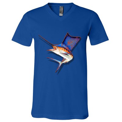 Wildlife Funky Sailfish V-Neck T-Shirt