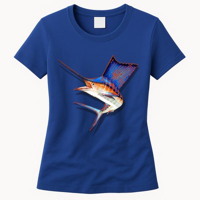 Wildlife Funky Sailfish Womens T-Shirt