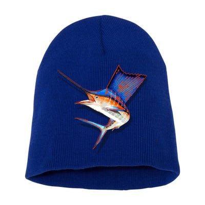 Wildlife Funky Sailfish Short Acrylic Beanie
