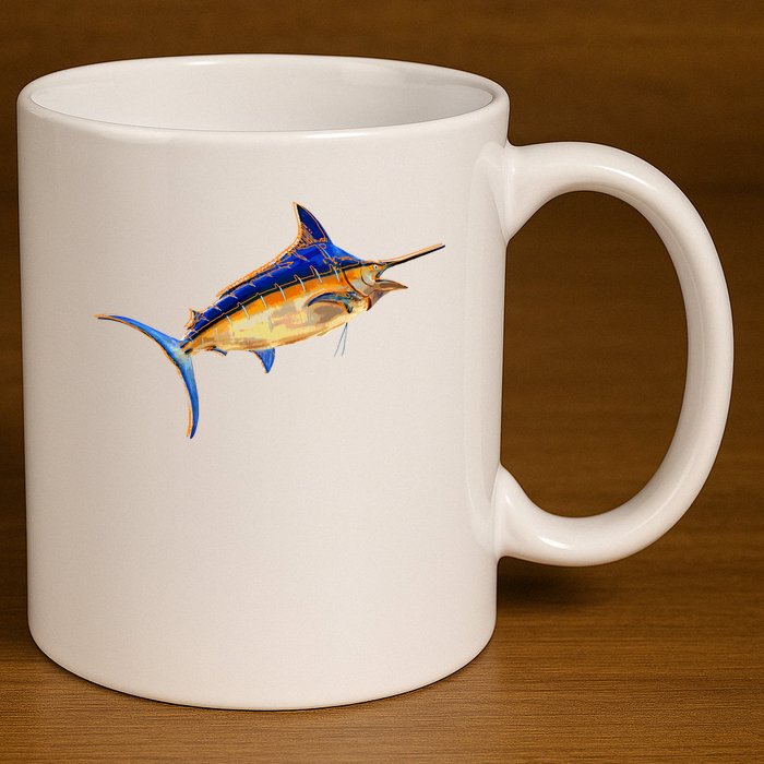 Wildlife Funky Swordfish 11oz C Handle Ceramic Mug