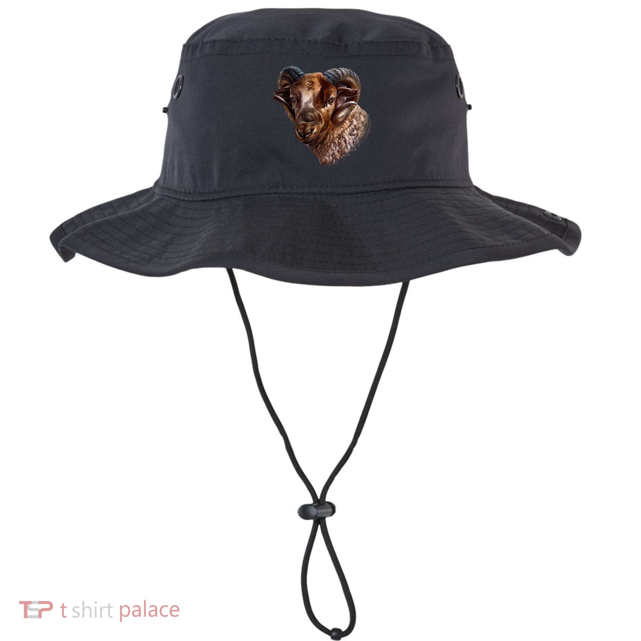 Wildlife Ram Stare Bucket Hat