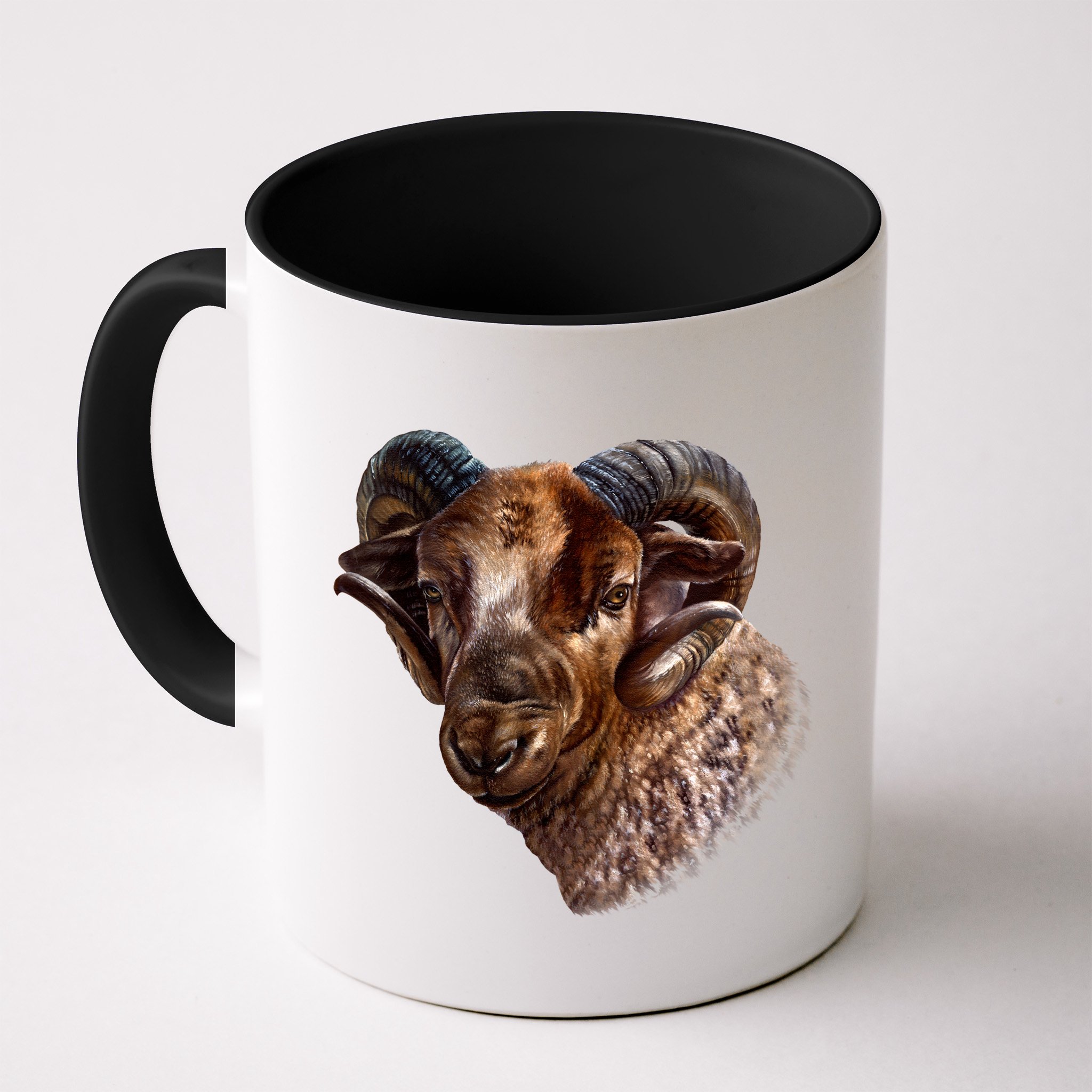 Wildlife Ram Stare Mug