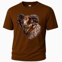 Wildlife Ram Stare Cooling Performance Crew T-Shirt