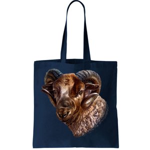 Wildlife Ram Stare Tote Bag