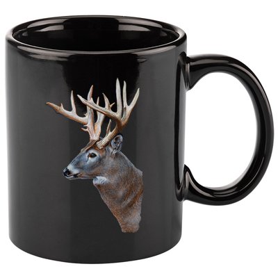 Wildlife The Boss Deer Head 11oz C Handle Ceramic Mug