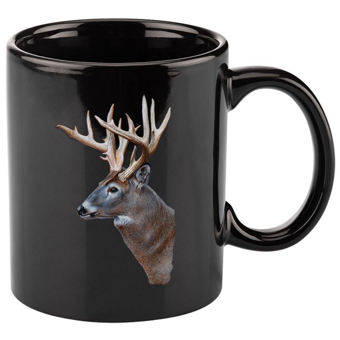 Wildlife The Boss Deer Head 11oz C Handle Ceramic Mug