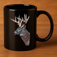 Wildlife The Boss Deer Head 11oz C Handle Ceramic Mug