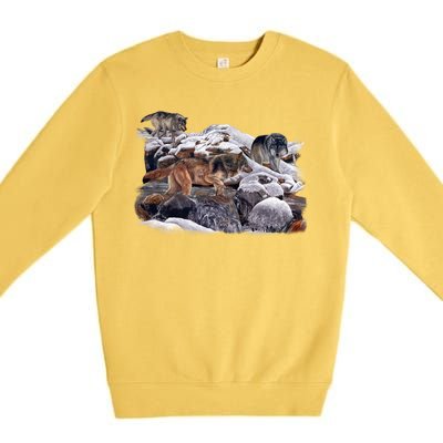 Wildlife Wolf Creek Premium Crewneck Sweatshirt