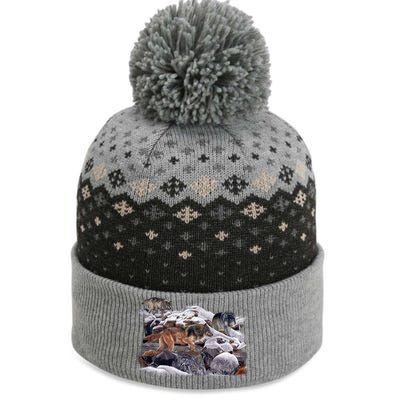 Wildlife Wolf Creek The Baniff Cuffed Pom Beanie