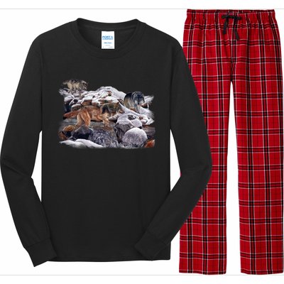 Wildlife Wolf Creek Long Sleeve Pajama Set