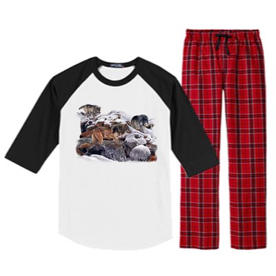 Wildlife Wolf Creek Raglan Sleeve Pajama Set