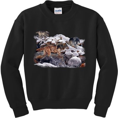 Wildlife Wolf Creek Kids Sweatshirt