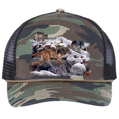 Wildlife Wolf Creek Retro Rope Trucker Hat Cap