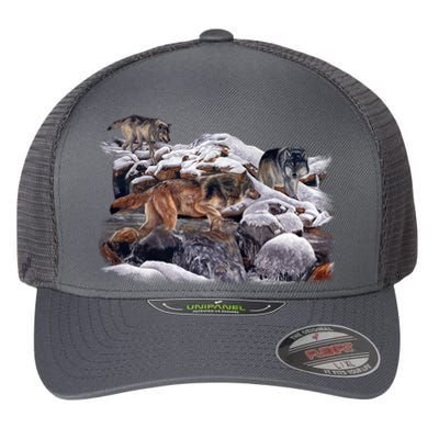 Wildlife Wolf Creek Flexfit Unipanel Trucker Cap