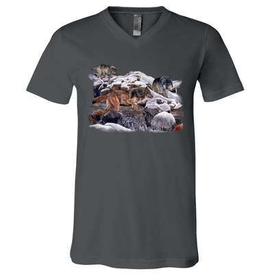 Wildlife Wolf Creek V-Neck T-Shirt