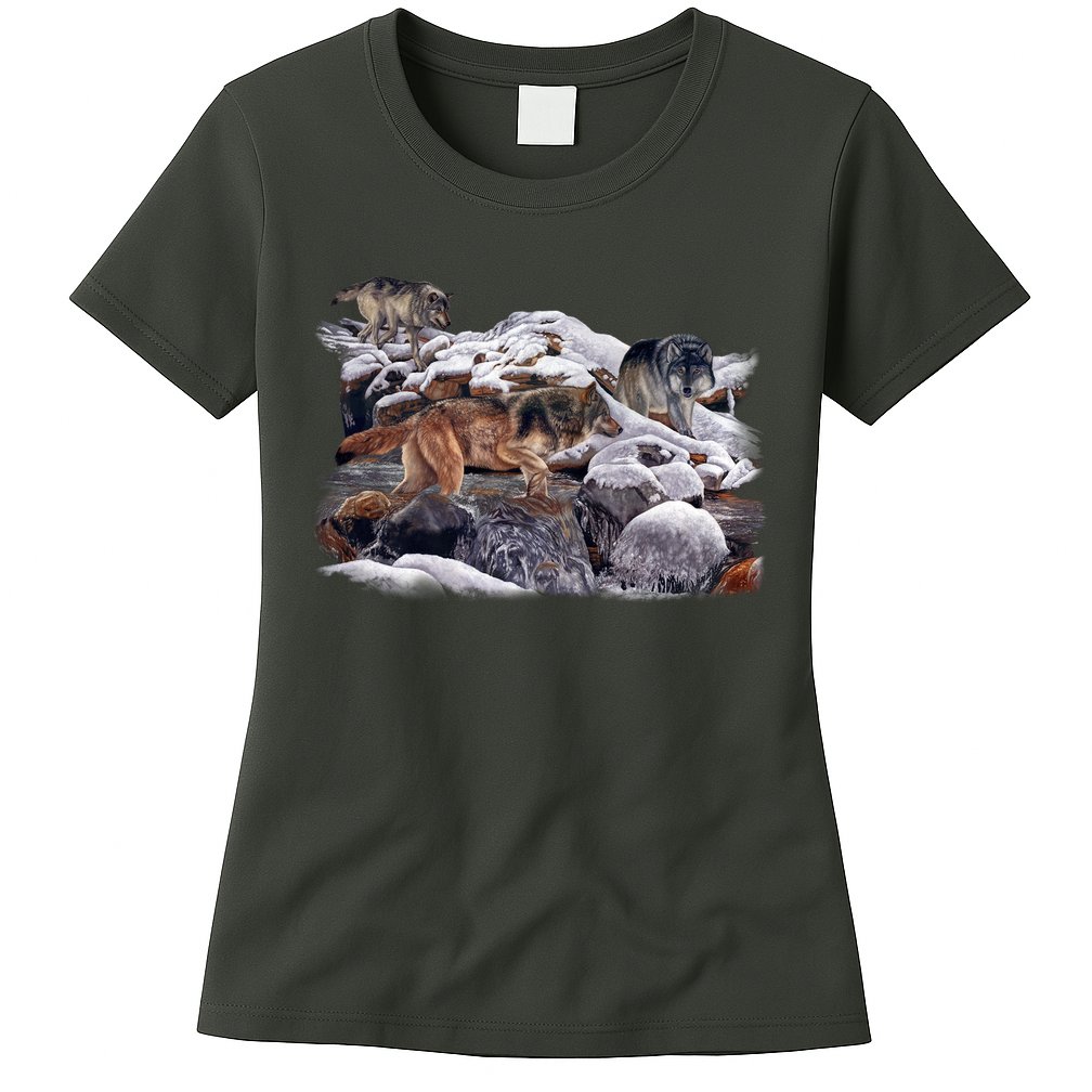 Wildlife Wolf Creek Womens T-Shirt