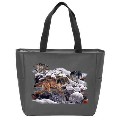 Wildlife Wolf Creek Zip Tote Bag