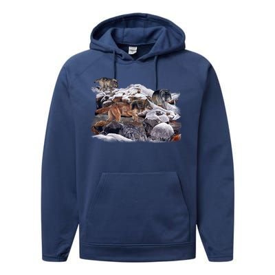 Wildlife Wolf Creek Performance Fleece Hoodie