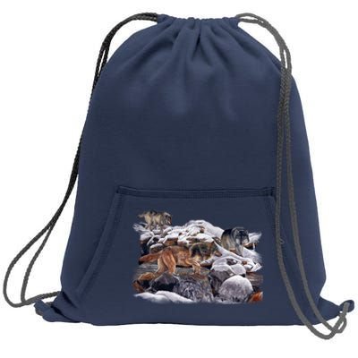 Wildlife Wolf Creek Sweatshirt Cinch Pack Bag