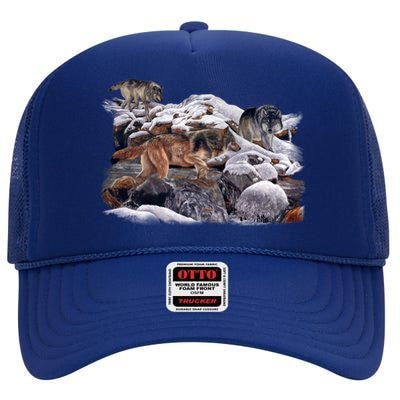 Wildlife Wolf Creek High Crown Mesh Back Trucker Hat