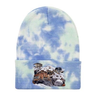 Wildlife Wolf Creek Tie Dye 12in Knit Beanie