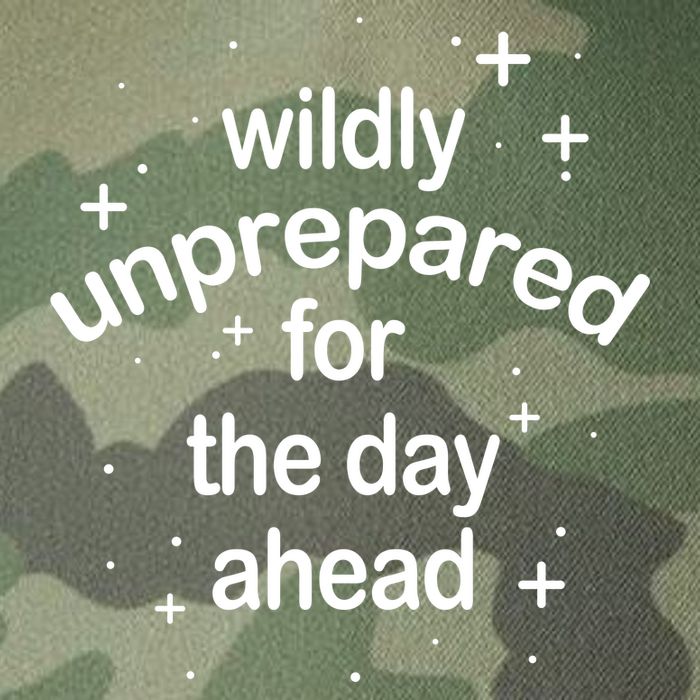 Wildly Unprepared For The Day Ahead Legacy Tie Dye Trucker Hat