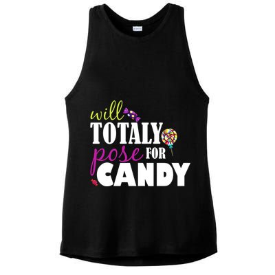 Will Totally Pose For Candy Ladies PosiCharge Tri-Blend Wicking Tank