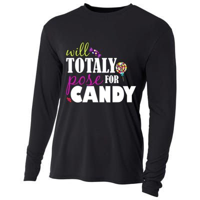 Will Totally Pose For Candy Cooling Performance Long Sleeve Crew