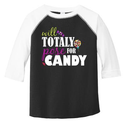 Will Totally Pose For Candy Toddler Fine Jersey T-Shirt
