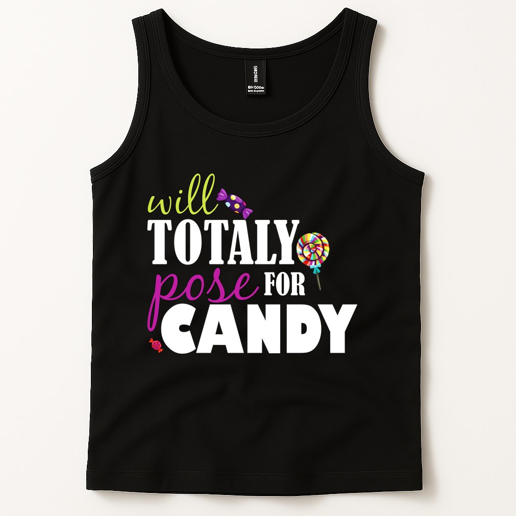 Will Totally Pose For Candy Tank Top